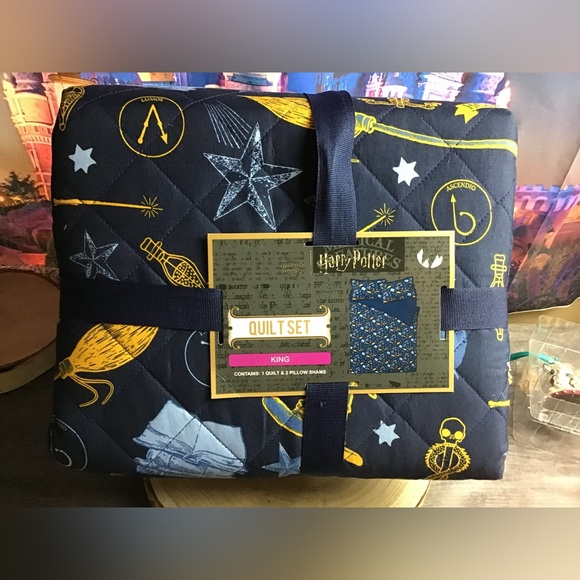 Warner Bros. Bedding Harry Potter Primark King Quilt Set Brand New